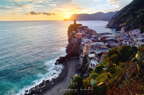 Sunset in Vernazza, Italy