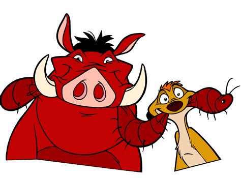 Funny Faces Of Timon And Pumbaa - DesiComments.com