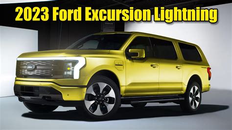 2023 Ford Excursion Lightning: New EV Model, first look! #Carbizzy ...