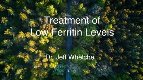 Treatment of Low Ferritin Levels - Healthy Hormones