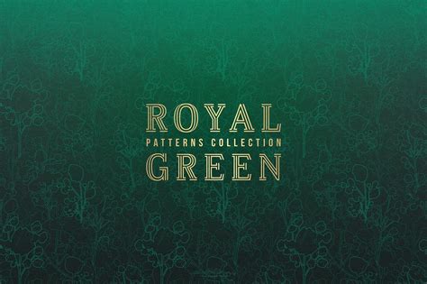 Royal Green Patterns Collection | Green pattern, Royal green, Royal pattern