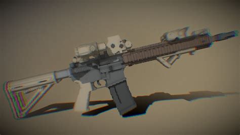 daniel defense | sopmod block ii - 3D model by rejante (@rejjy ...