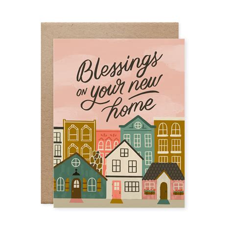 Blessings On Your New Home Housewarming Card — Naomi Paper Co.