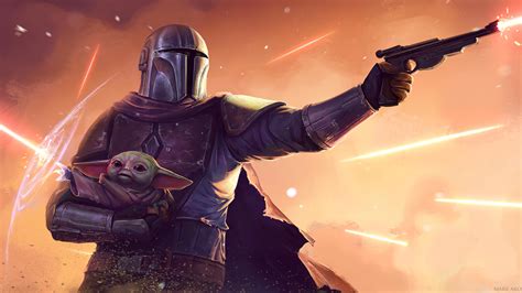 The Child And The Mandalorian Wallpapers - Wallpaper Cave