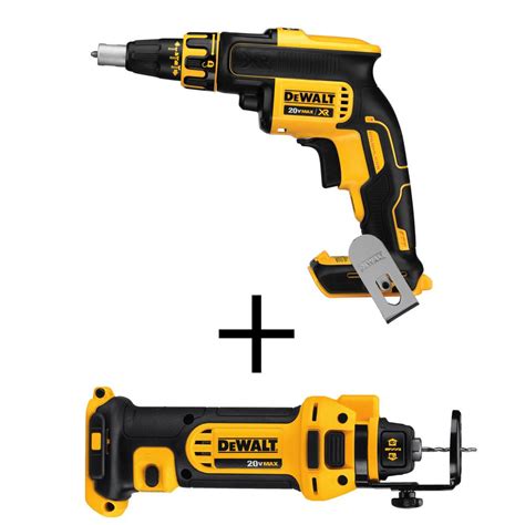 DEWALT 20-Volt MAX XR Lithium-Ion Cordless Brushless Drywall Screw Gun ...