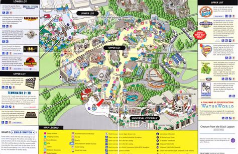 Universal Studios Hollywood Park Map – Verjaardag Vrouw 2020