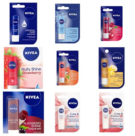 Nivea Lip Balm SPF Fruity Hydrate Protect All Fruity Types Available | eBay