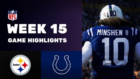 Steelers vs Colts Week 15 Game Highlights Saturday Special - YouTube