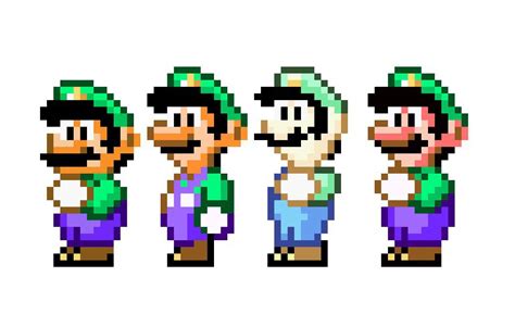 Best Super Mario World Luigi Sprite | Mario Amino