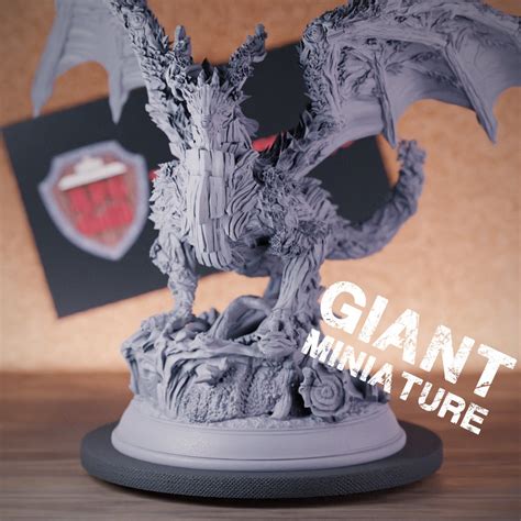 Ancient Fey Dragon Miniature Guardian BBEG Dungeons and Dragons Mini ...