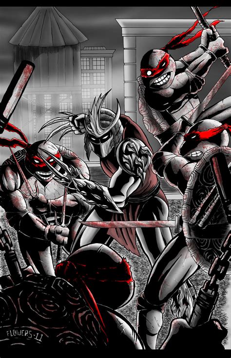 TMNT vs. SHREDDER by jasonflowers on DeviantArt