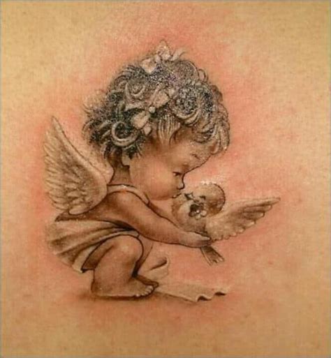 Angel Tattoos for Women - Ideas and Designs for Girls | Beautiful angel ...