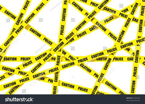 Police Tape Background Stock Vector Illustration 51931597 : Shutterstock