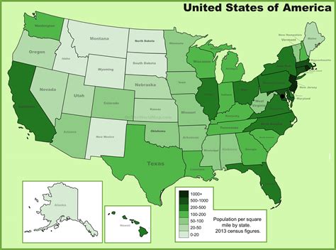 Us population density map - molidrop