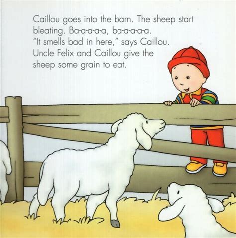 Caillou a Day at the Farm (Step by Step) (Board Book)