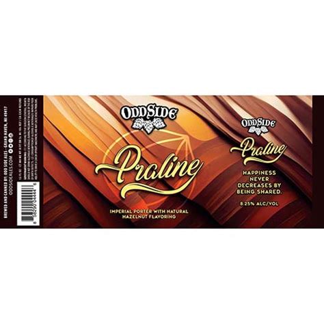 Odd Side Ales Praline Imperial Porter – CraftShack - Buy craft beer online.