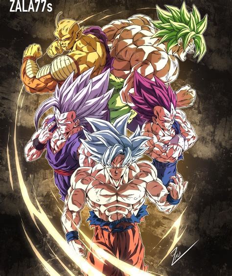 Goku MUI, Vegeta UE, Broly, Gohan Beast y Orange Piccolo in 2023 ...