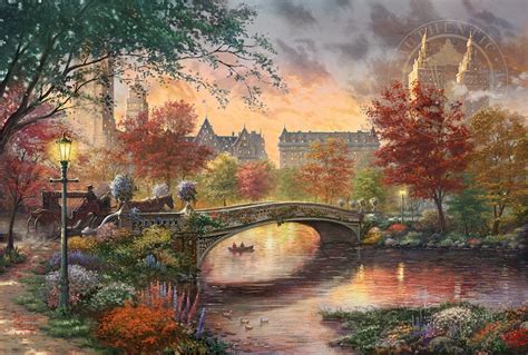 Autumn in New York - Limited Edition Art - Thomas Kinkade Galleries of ...