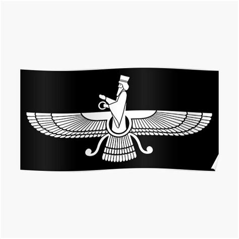 Faravahar Symbol Posters | Redbubble