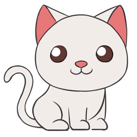 Cute Cat Drawings For Kids