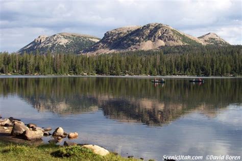 Fishing on Mirror Lake, UT