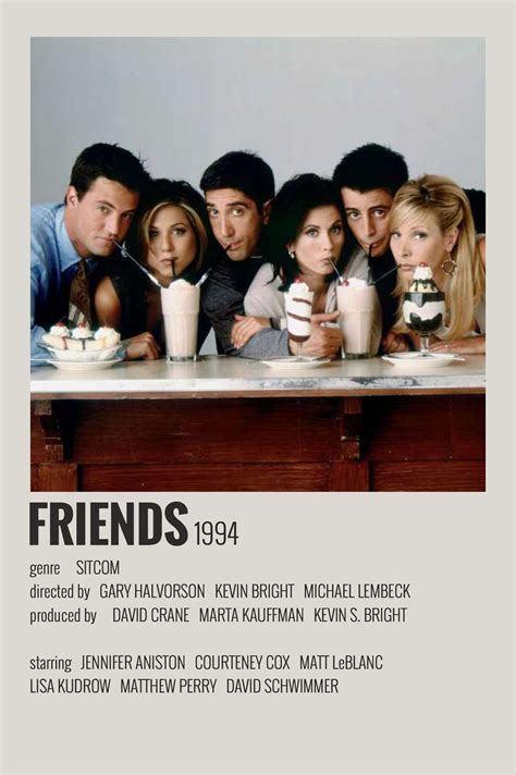 Alternative Minimalist Movie/Show Polaroid Poster - Friends | Indie ...