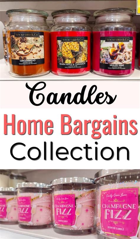 Home Bargains Candles: Wickford and Co, Yankee Candle...