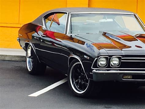 1969 Chevrolet Chevelle -TRIPLE BLACK-PRO TOURING STYLE- Stock ...