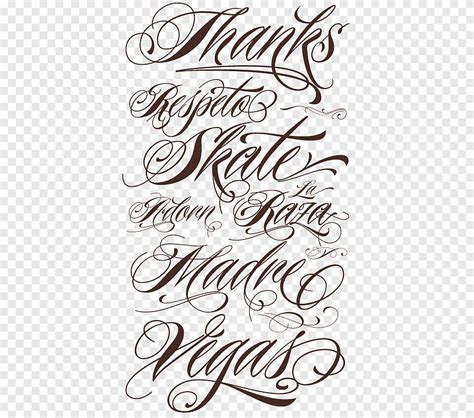 Descarga gratis | Letra cursiva script tipografía tatuaje fuente, tinta ...