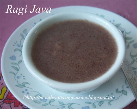 Ragi Java Recipe -- Finger Millet Porridge Recipe -- How to make Ragi ...