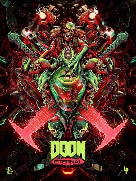 Incredible Doom Eternal fan art by Billelis : Doom