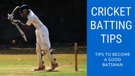 Cricket batting tips - Best ways to learn batting skills in cricket ...