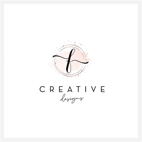 Premium Vector | Handwriting letter f logo, signature letter logo ...