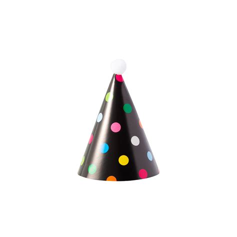 Black Party Hat cutout, Png file 18728658 PNG