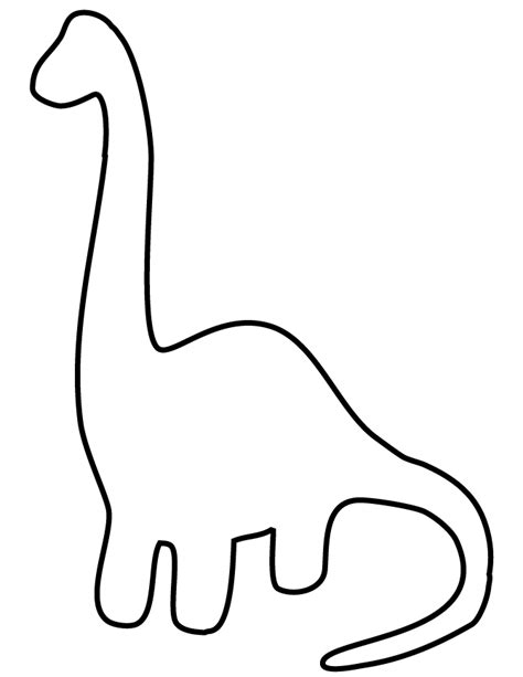 Dinosaur Outline Drawing at GetDrawings | Free download