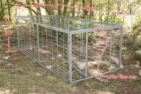 Swing Gate Wild Hog Trap | Portable 5-piece Design