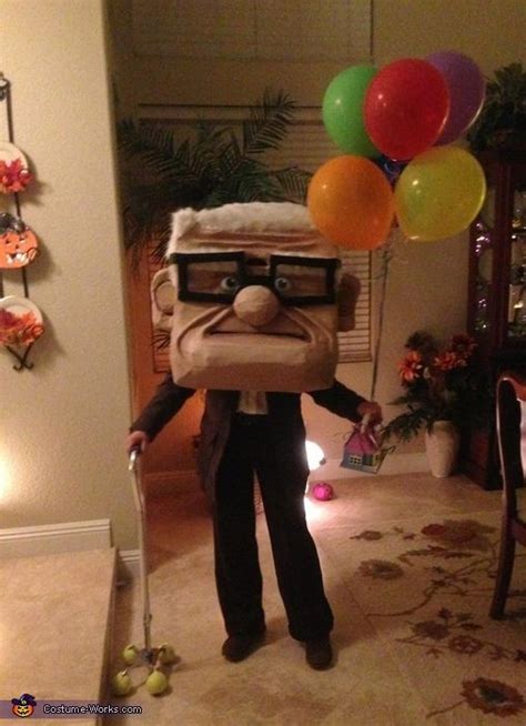 Carl Fredricksen Costume | Unique DIY Costumes | Halloween costume ...