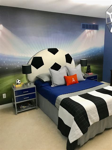 Soccer Themed Bedroom: Soccer Room Decor Ideas — Decor For Kids