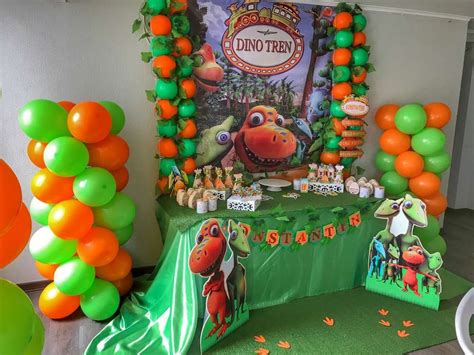 Dinosaur Train Birthday Party Ideas | Photo 1 of 7 | Trains birthday ...