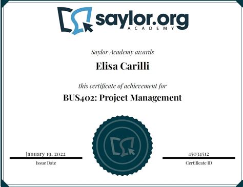 Meet Elisa, a Lifelong Learner from Italy Who Completed Six Saylor ...