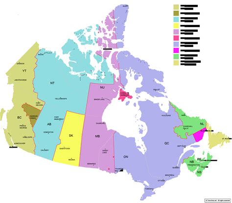 Ontario Canada Time Zone Map | secretmuseum