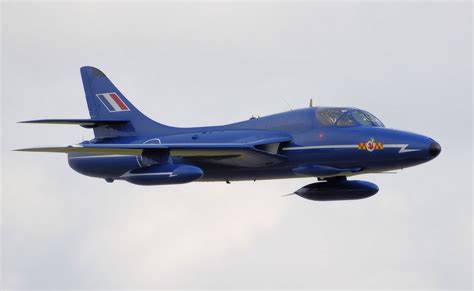 Hawker Hunter T.7 “Blue Diamond” Jet Aircraft, Fighter Aircraft ...