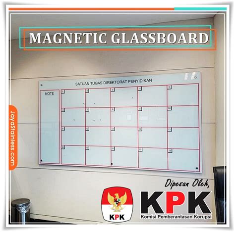 Magnetic Glassboard / Papan Tulis Kaca Magnetik