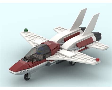 LEGO MOC Jet fighter by Friendly Orc | Rebrickable - Build with LEGO