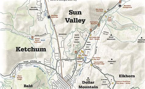 Sun Valley Hiking Trail Map