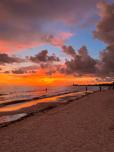 siesta key beach sunset | Beach sunset wallpaper, Sunset beach florida ...