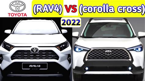 2022 Toyota corolla cross vs rav4 -(2022) all details comparison (xle ...