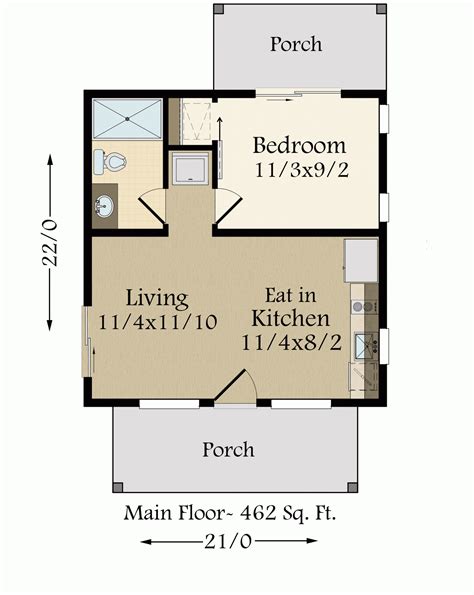 This ADU is all modern farmhouse, and would be the perfect floor plan ...