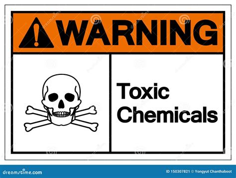 Warning Of Toxic Substances And Gas Vector Illustration | CartoonDealer ...