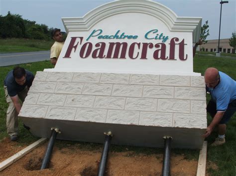 How to Install A Foam Monument Sign ~ Foam Monument Blog | Monument ...